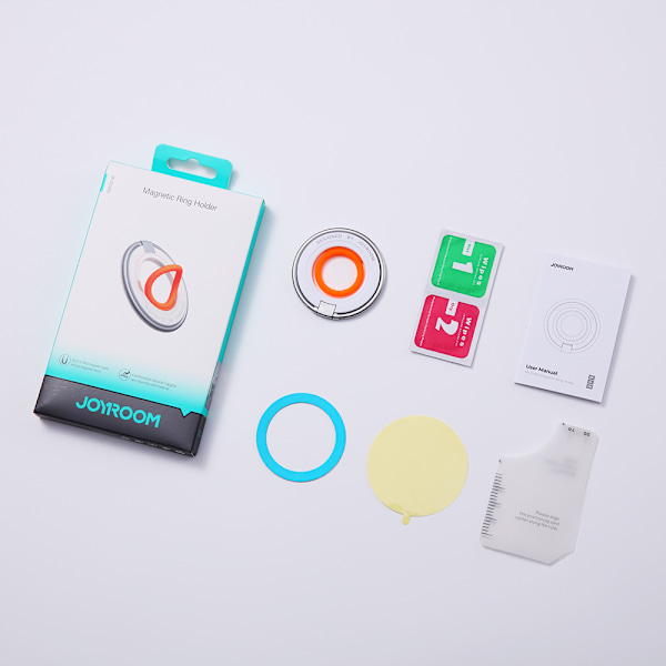 Magnetisk MagSafe fingerringtelefonhållare, orange