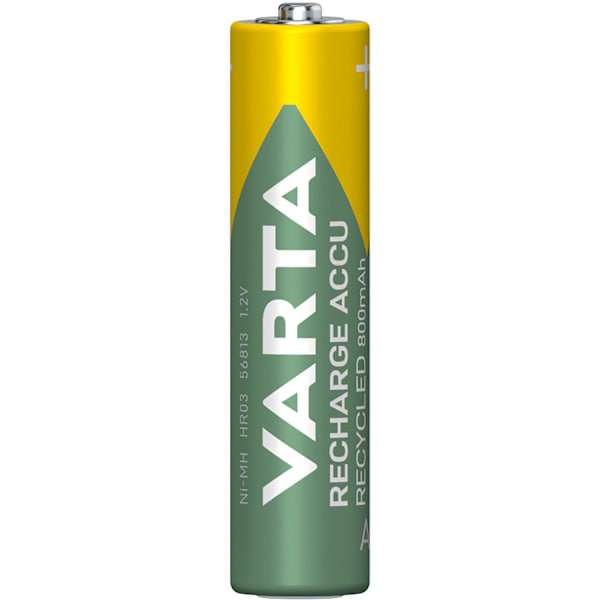 Recycle Laddningsbart batteri AAA 800 mAh 4-p
