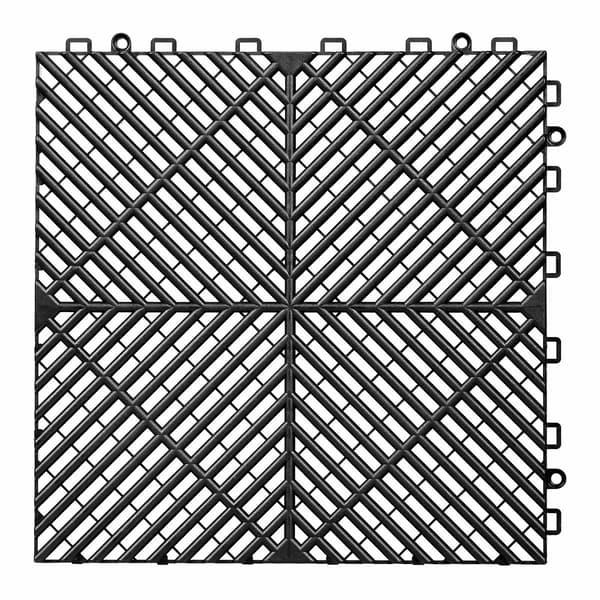 Sammanfogade dräneringsgolvplattor, PP, 310 mm, 50-pack