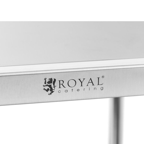 Catering servitörsvagn för servering, 2 hyllplan, 82 x 50 cm, upp till 40 kg