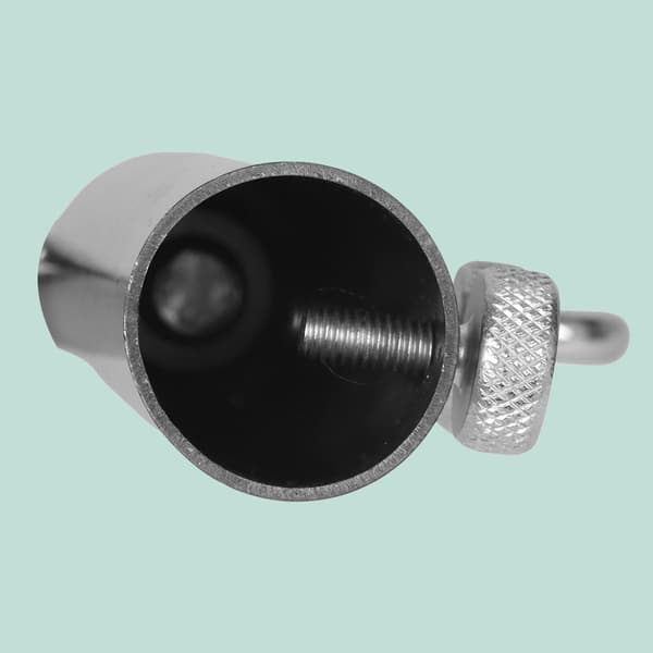Parasolspydholder i rustfrit stål, 22-25 mm
