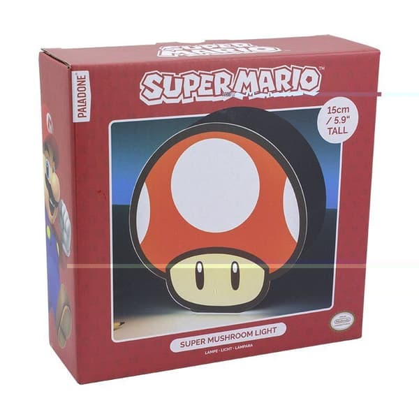 Super Mario Bros Mushroom Night Light, LED, heminredning
