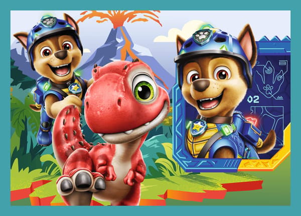 Paw Patrol 4-i-1-pusselset för barn