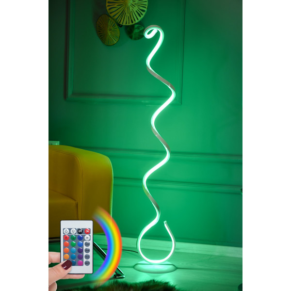 Gulvlampe Cobra Hvid - Flerfarvet