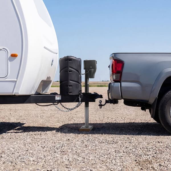 Elektrisk trailerdonkraft, 5000 lb, 12V, LED-lys