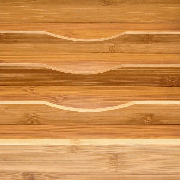 Besticklåda bambu 34 x 25 x 4,5 cm