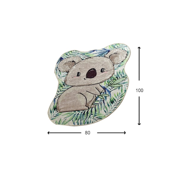 Hall Tæppe (80 x 100) Koala Form
