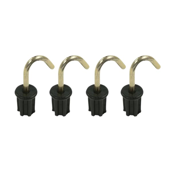 Teltstangsstuds bukket 22mm 4 stk i blister