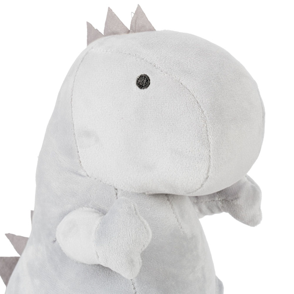 Grå dörrstopp Dino