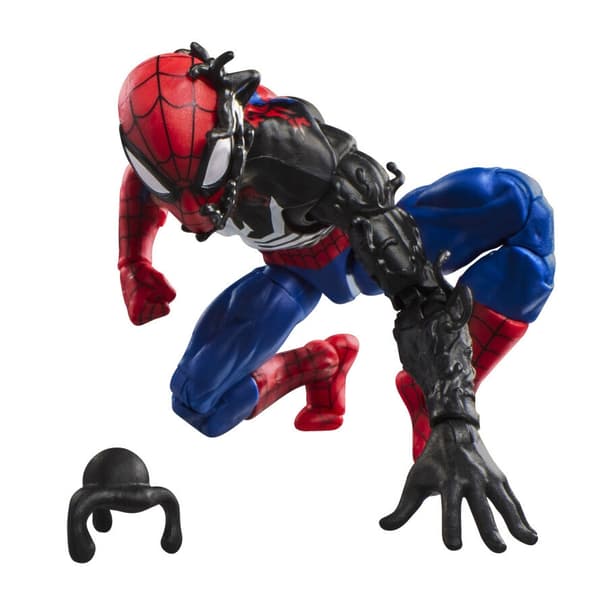 Spiderman Alien kostumefigur 15 cm – Marvel Legends-serien