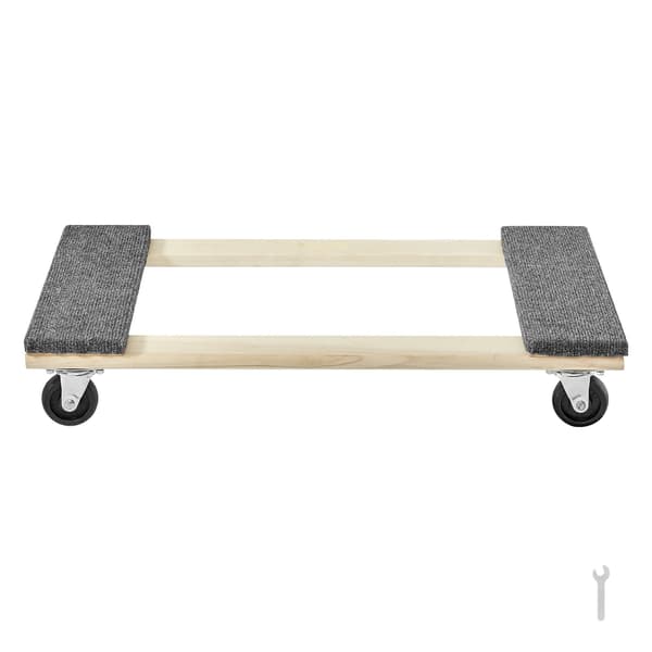 Möbelvagn, 1000 lb, 18 x 30, svängbara hjul