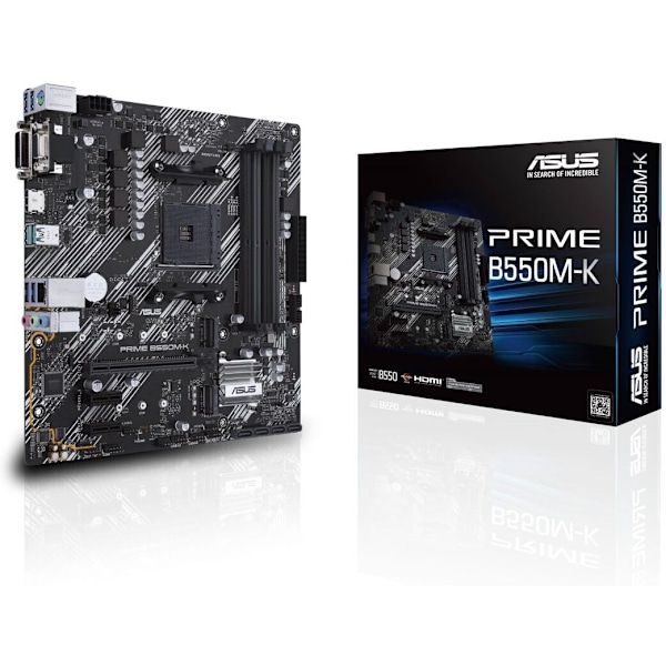 Asus Prime B550M-K AM4 microATX moderkort