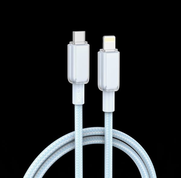 SiGN USB-C - Lightning -kaapeli 30W, 1m - Sininen