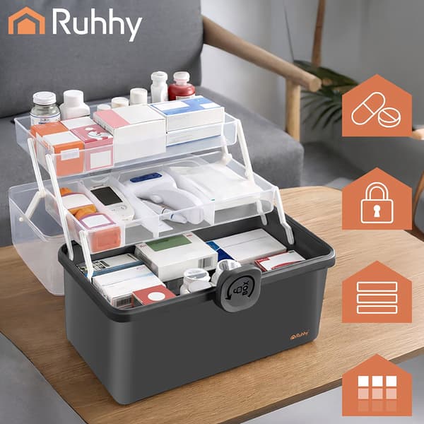 Ruhhy 24499 Medicin Organizer