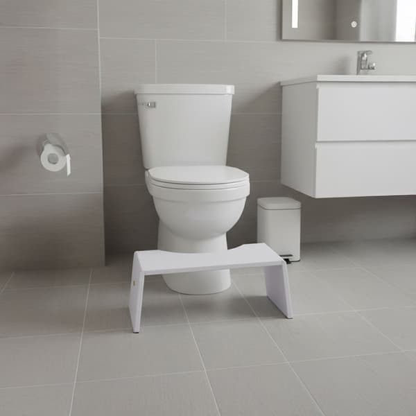 Sammenklappelig bambus toiletskammel – skridsikker, pladsbesparende