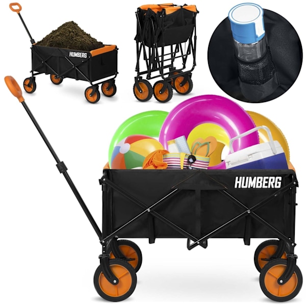 Hopfällbar Transportvagn 100L Humberg HM-513