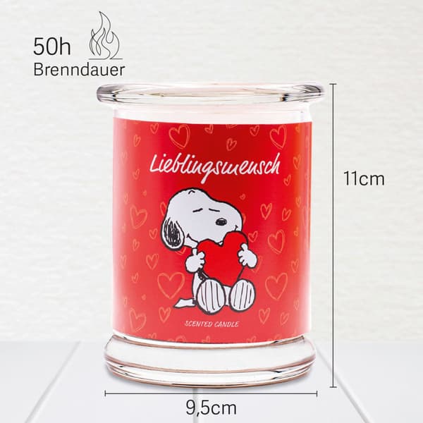 Peanuts duftlys i glas – gaveidé