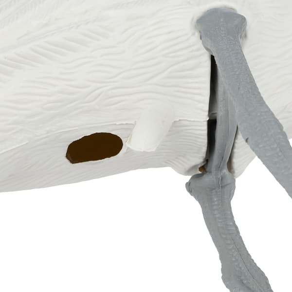 Heron Decoy for Dambeskyttelse – Hvid, holdbar plast