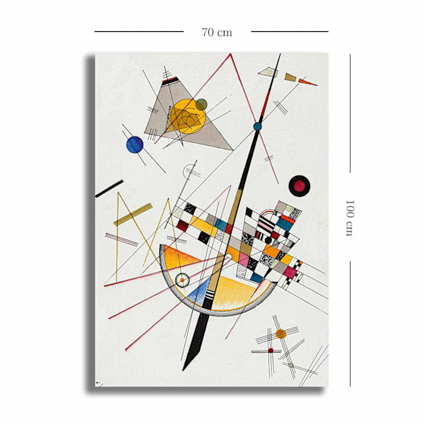 Dekorativt lærredsmaling 70100KANDINSKY034