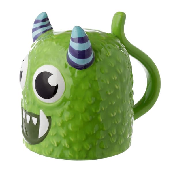 Vihreä 3D-muki, tilavuus 550 ml, Monstruo Monstarz Design