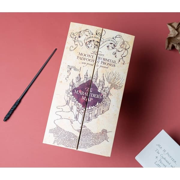 Marauders kort til Harry Potter-fans, detaljeret design, samleobjekt
