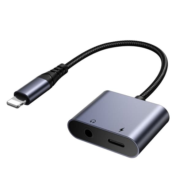 Joyroom lydadapter Lightning til 3,5 mm AUX & Lightning