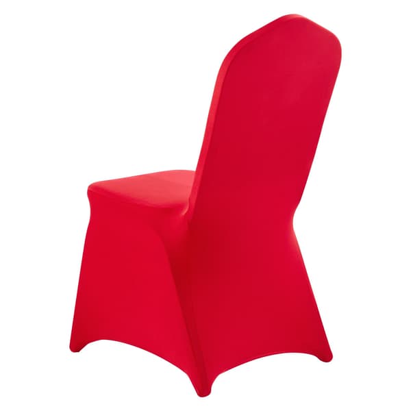 Stolsöverdrag, 50-pack röd stretchig polyester spandex