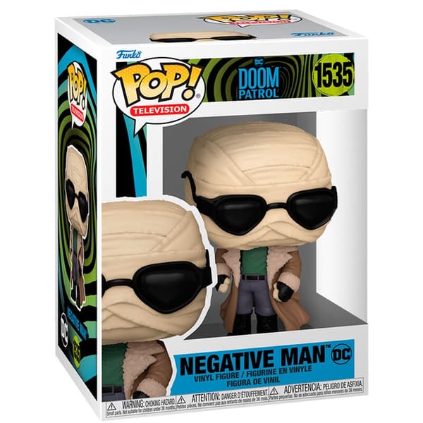 Doom Patrol Negativ Man Action Figur, 6-tums samlarobjekt