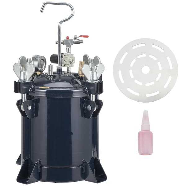 Färgtryckbehållare, 10 l, 2,5 gal, 70 psi