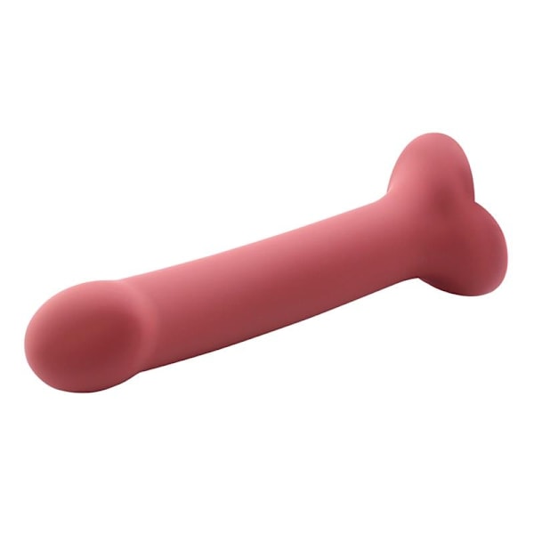 Bouncy Flytande Silikon Dildo Hiper Flexibel 7,5 - 19 cm Storlek L Burgundy