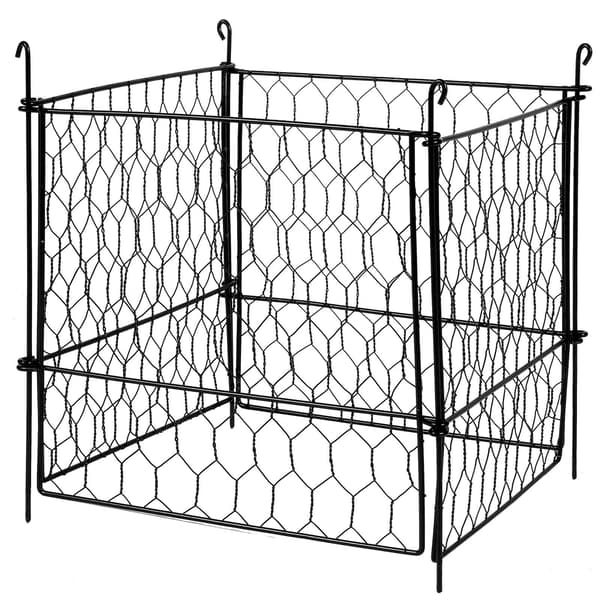 Växtburar, 4-pack 33 cm metallnät djurskydd