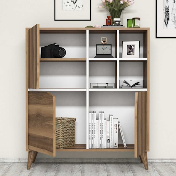 Multi Purpose Cabinet Pulse - Valnöt, Vit