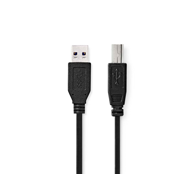 USB-kabel | USB 3.2 Gen 1 | USB-A Han | USB-B han | 5 Gbps | Nik