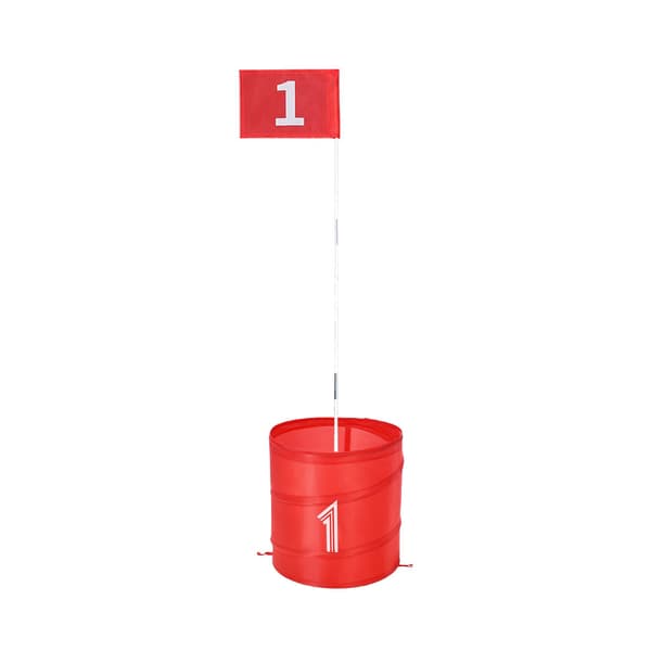 Chipping-set för trädgårdsgolf, 3 hål, bärbar