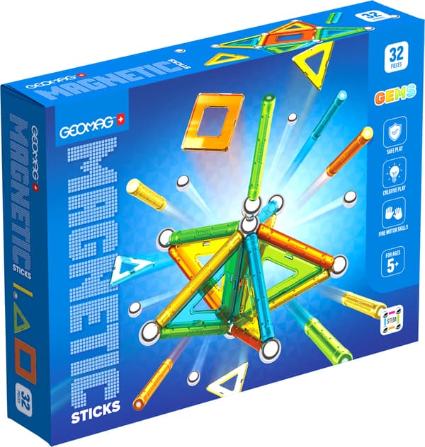 Geomag Gems Magnetisk Stik 32Stk