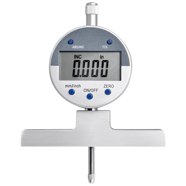 Digital djupmikrometer 0-558,8 mm, 0,01 mm, 4 städ