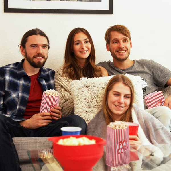 Retro popcornrör 100-pack