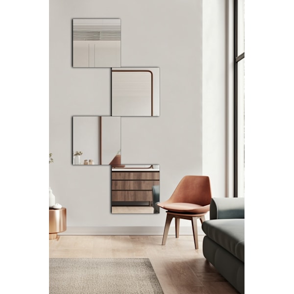 Spegel Rektangulär 2 - 20 x 80 cm - Silver