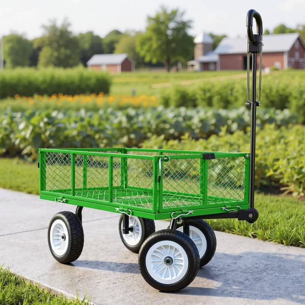 Havevogn, kapacitet 400 kg, 28 cm PU-dæk