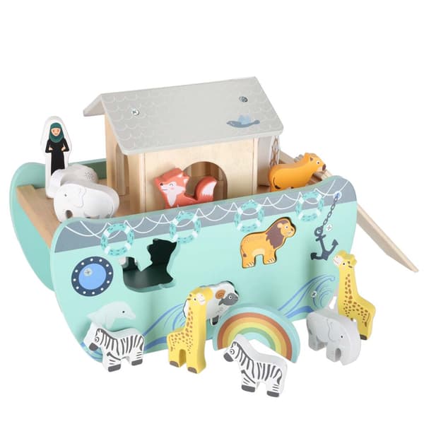 Træformssorterer, Noahs Ark dyresæt, 20 dele