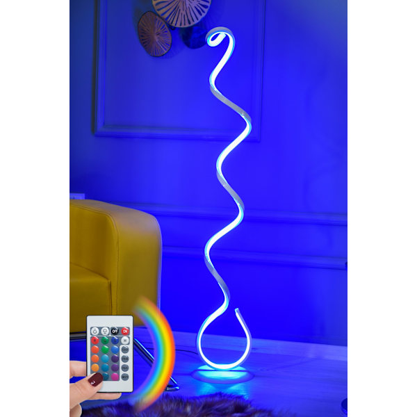 Gulvlampe Cobra Hvid - Flerfarvet
