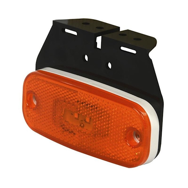 Sivuvalaisin 10-30V keltainen 110x45mm LED pidikkeellä läpipainopakkauksessa