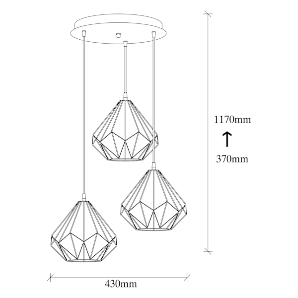 Lysekrone Diamant - 704-S2