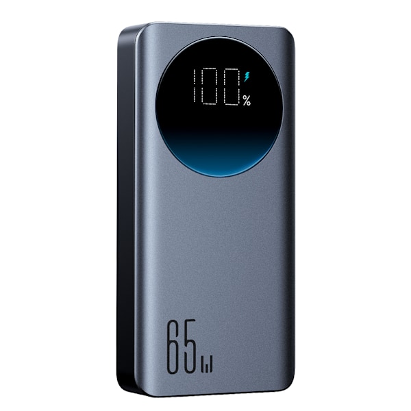Digitaalinen virtapankki 20000mAH 65W 3A USB USB-C musta