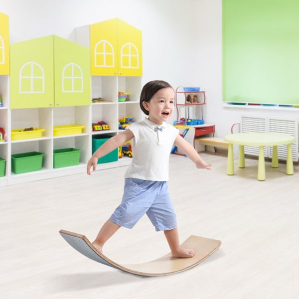 Balanceboard Curvy Board Balanceboard lavet af træ 90 x 30cm
