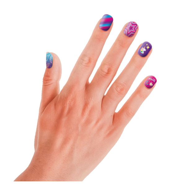 Crazy Chic Nagelkit - Glow In The Dark multifärg