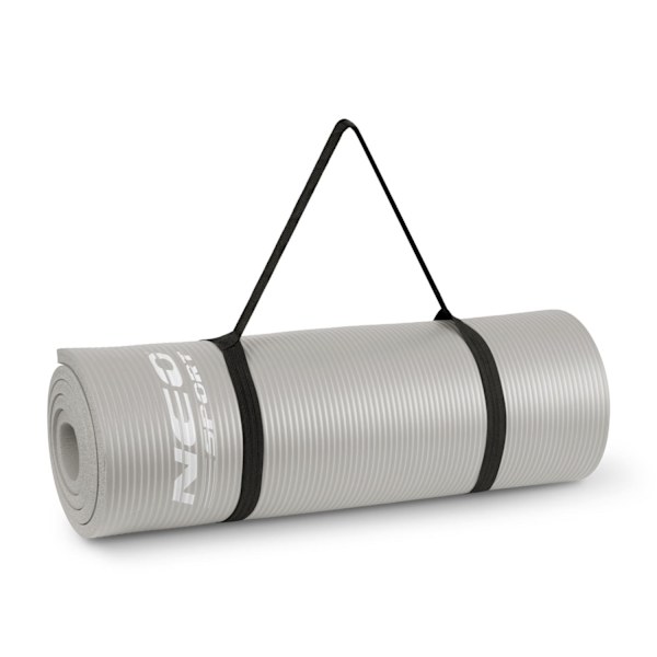 Träningsmatta Neo-Sport 183 x 60 cm - Grå