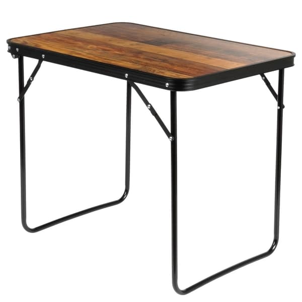 Hopfällbart campingbord i aluminium 70x50x60 cm