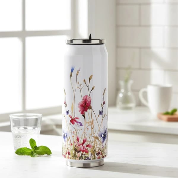 500 ml termosmugg i rostfritt stål - Wildflower