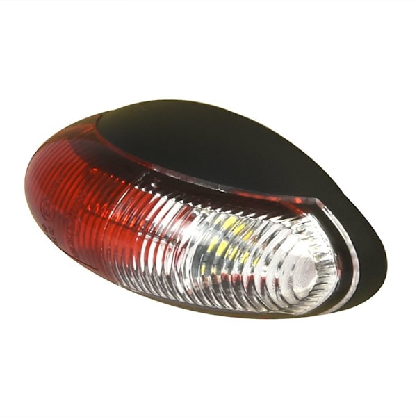 Merkkivalo 10-30V punainen/valkoinen 60x34mm LED